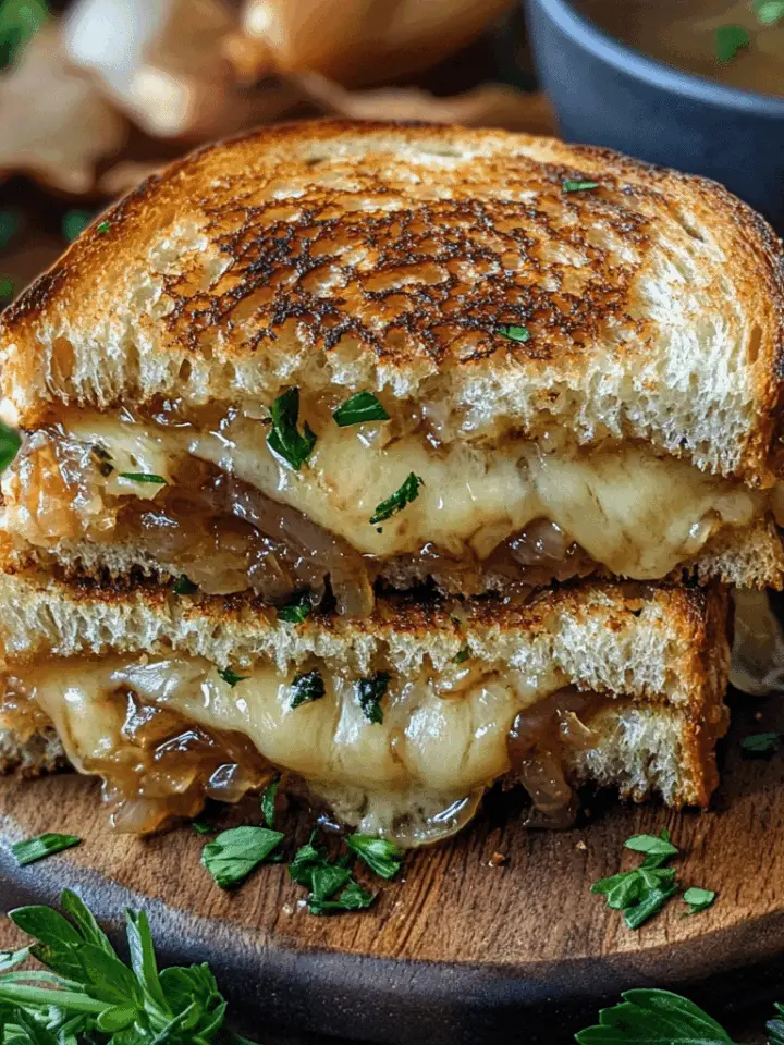 French Onion Grilled Cheese 1 French Onion Grilled Cheese