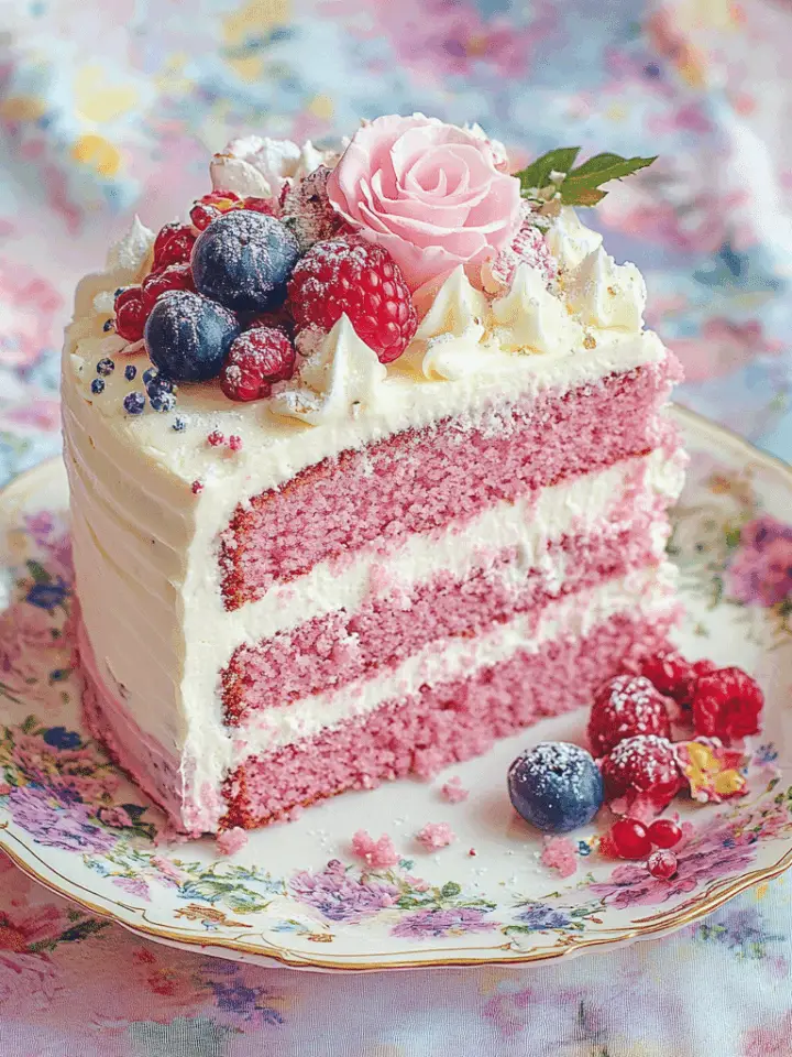 Pink Velvet Cake 1 Pink Velvet Cake