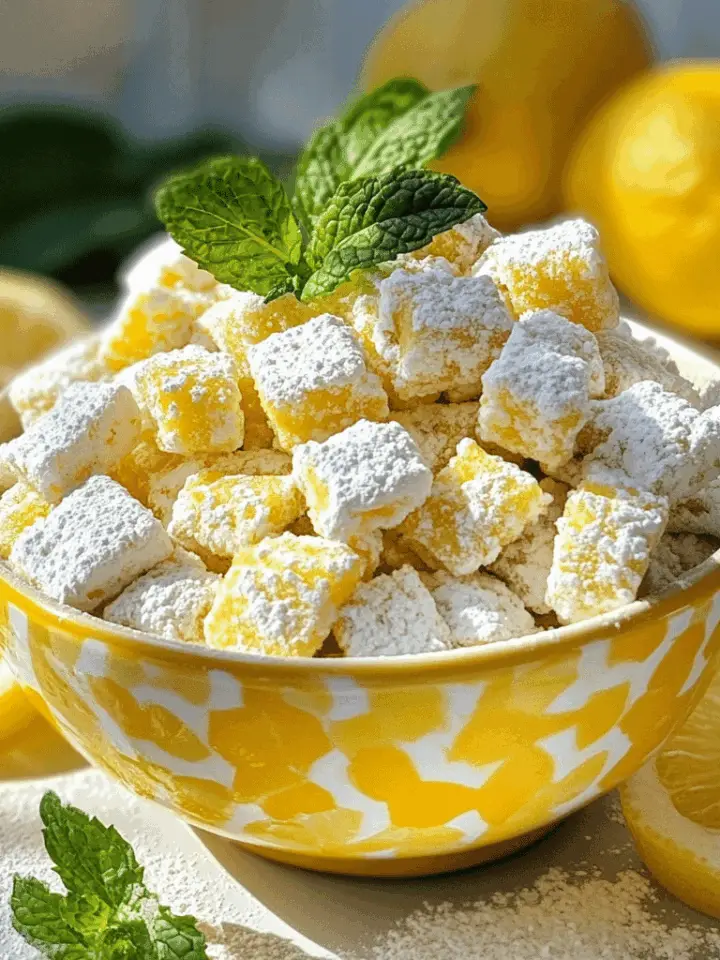 Lemonade Puppy Chow 1 Lemonade Puppy Chow