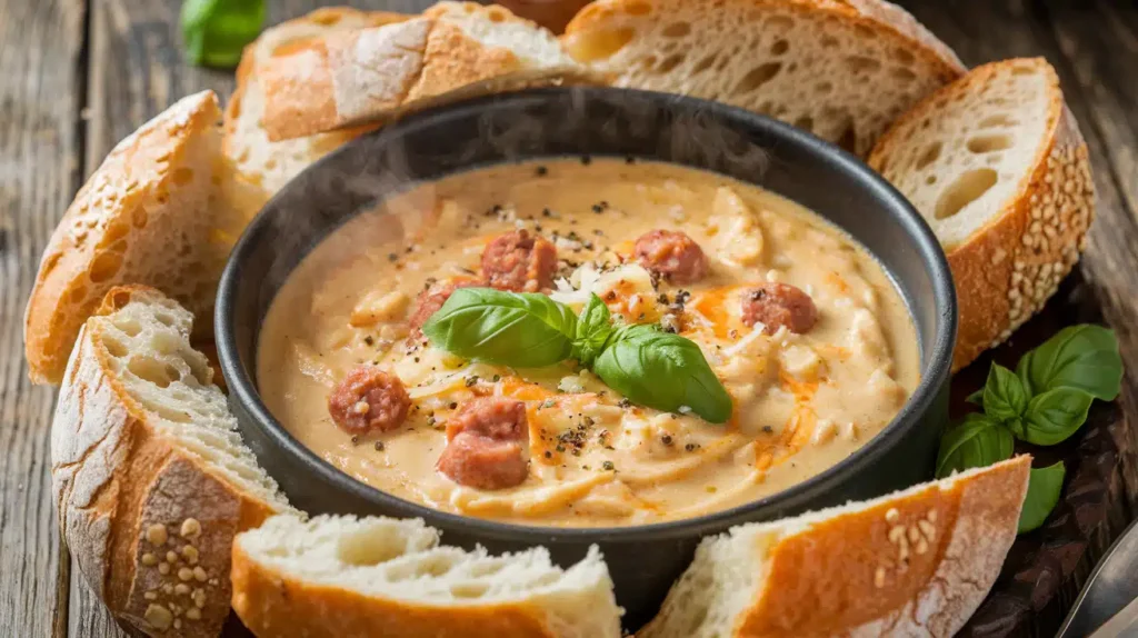 Creamy Parmesan Italian Sausage Soup 8 Creamy Parmesan Italian Sausage Soup