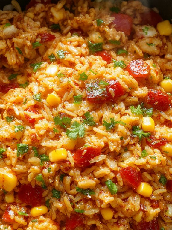 delicious mexican rice dish