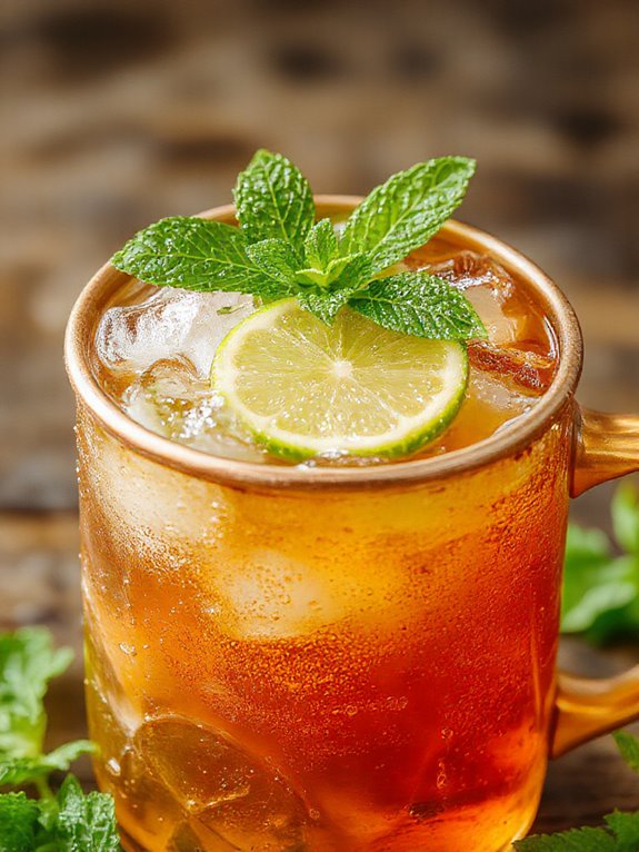 moscow mule cocktail preparation