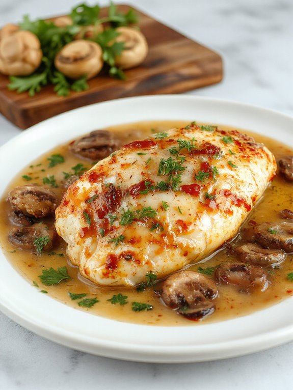 rich marsala chicken dish