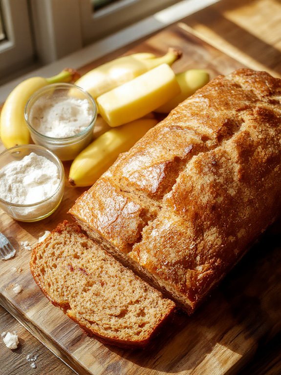 simple homemade banana bread