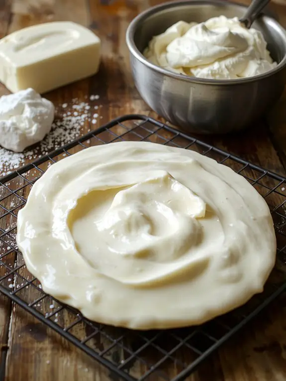The Best Homemade Cream Cheese Frosting Recipe 3 adjust consistency promptly
