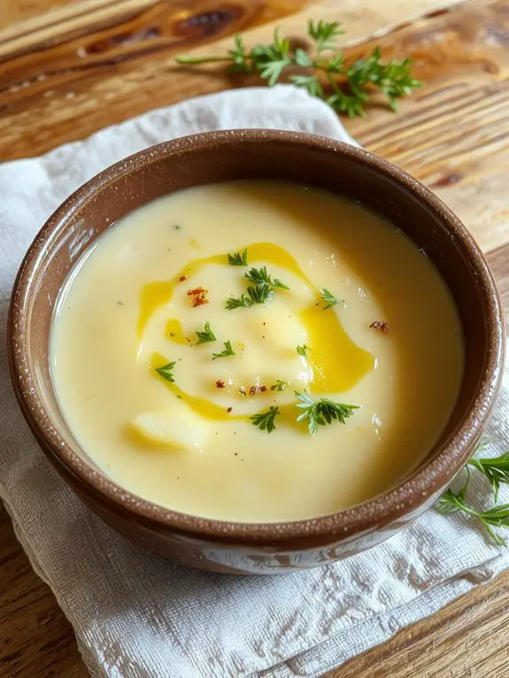 The Best Homemade Potato Soup Recipe 3 blend creamy potato soup