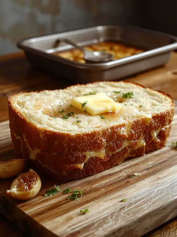 The Best Homemade Garlic Bread Recipe 3 broil briefly for crispness