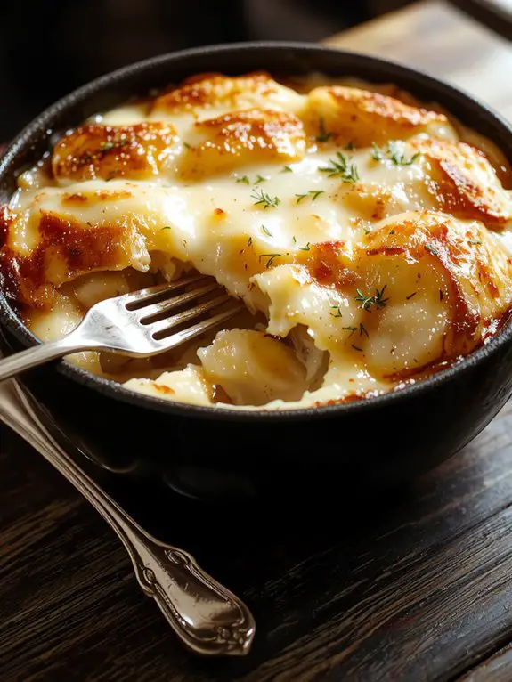 The Best Homemade Scalloped Potatoes Recipe 3 cheesy golden potato crust