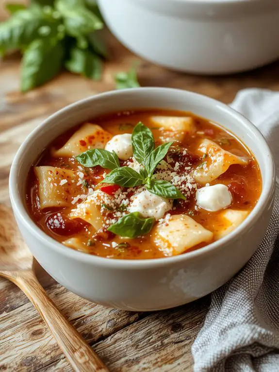 comforting italian pasta soup