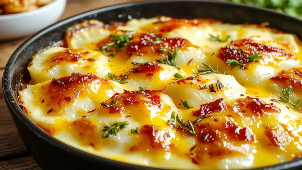 The Best Homemade Scalloped Potatoes Recipe 2 creamy cheesy potato layers 828qw
