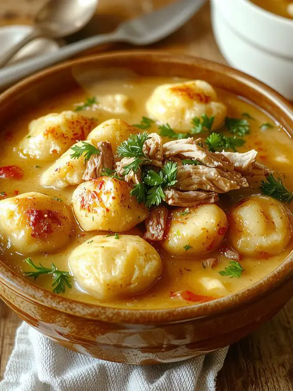 creamy comforting chicken dish