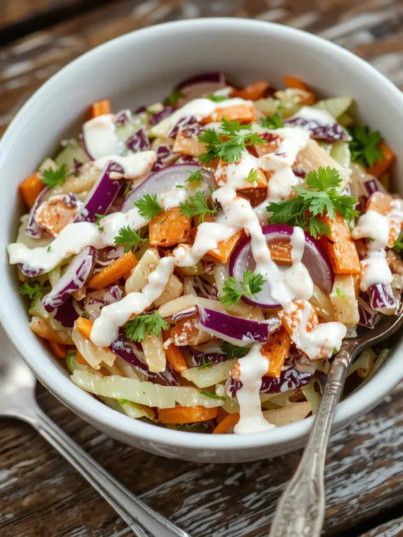 The Best Homemade Coleslaw Recipe 1 creamy crunchy tangy sweet