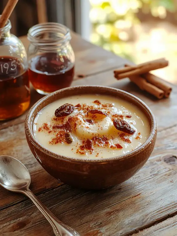 creamy dessert rice dish