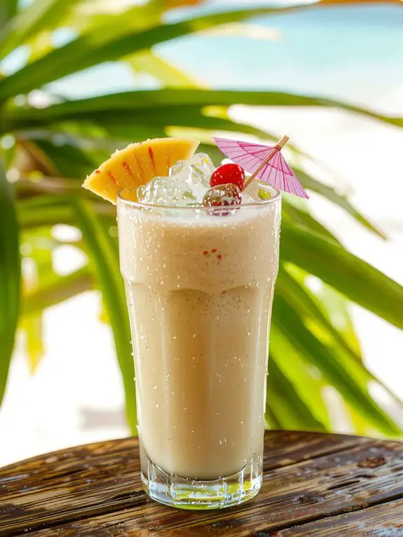 creamy tropical cocktail recipe