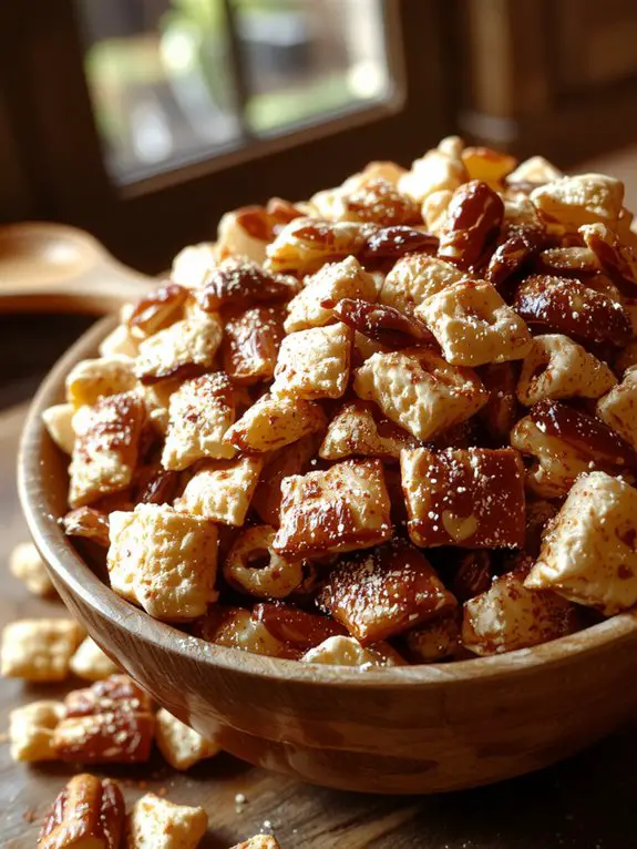 crunchy savory snack mix