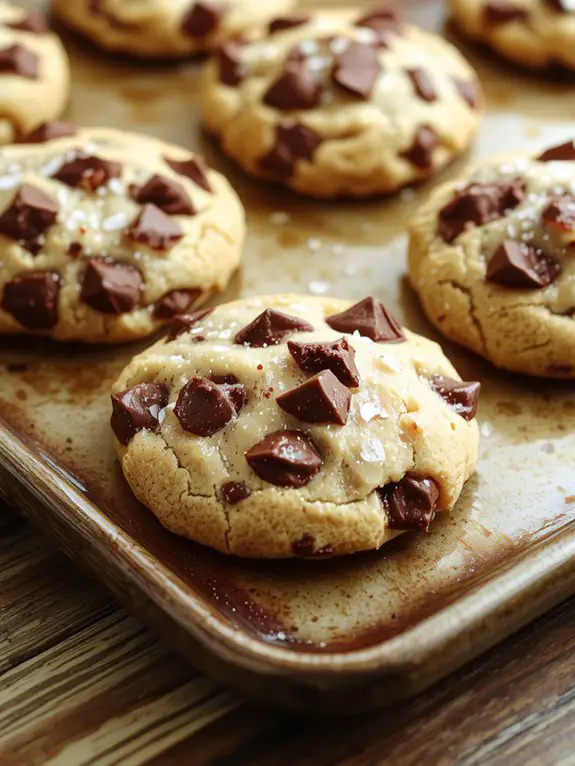 Apple and Sausage Smashed Burgers 1 decadent chocolate chip cookies