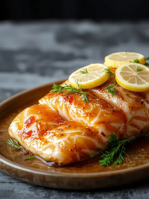 flavorful baked salmon dish