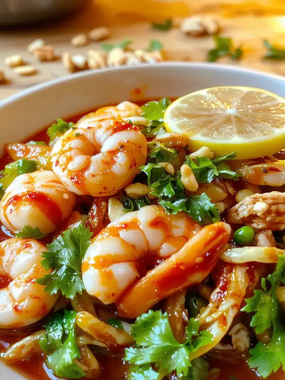 flavorful thai noodle dish