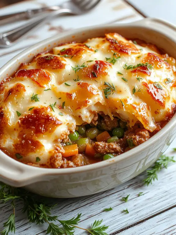 The Best Homemade Shepherd's Pie Recipe 3 fluff bake rest garnish