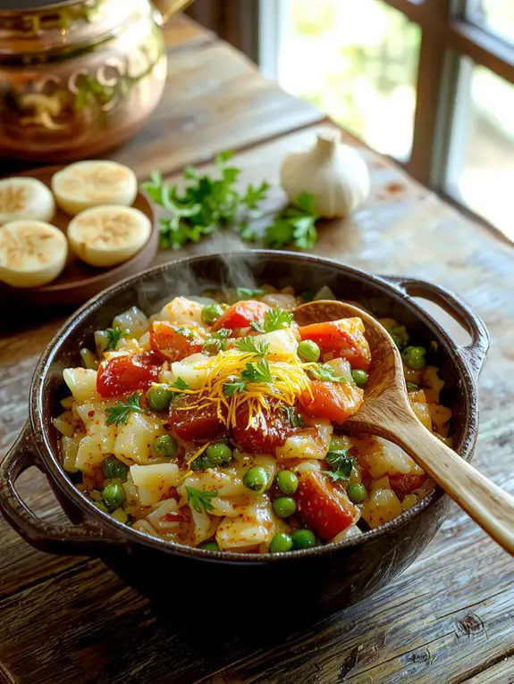 The Best Homemade Spanish Rice Recipe 3 fluff steam brighten serve