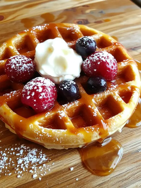The Best Homemade Waffle Recipe 1 fluffy golden breakfast perfection