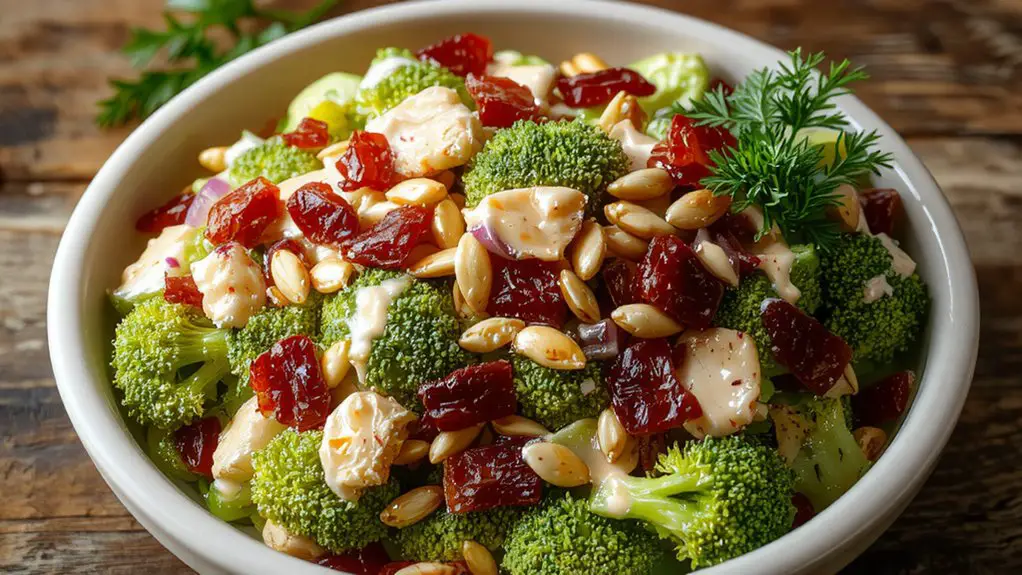The Best Homemade Broccoli Salad Recipe 2 fresh broccoli salad recipe dsejo