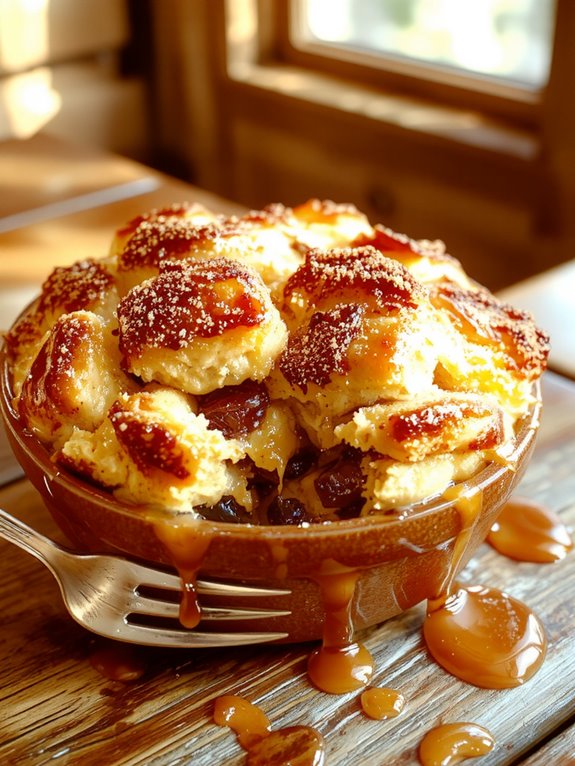 The Best Homemade Bread Pudding Recipe 3 grease and spread evenly