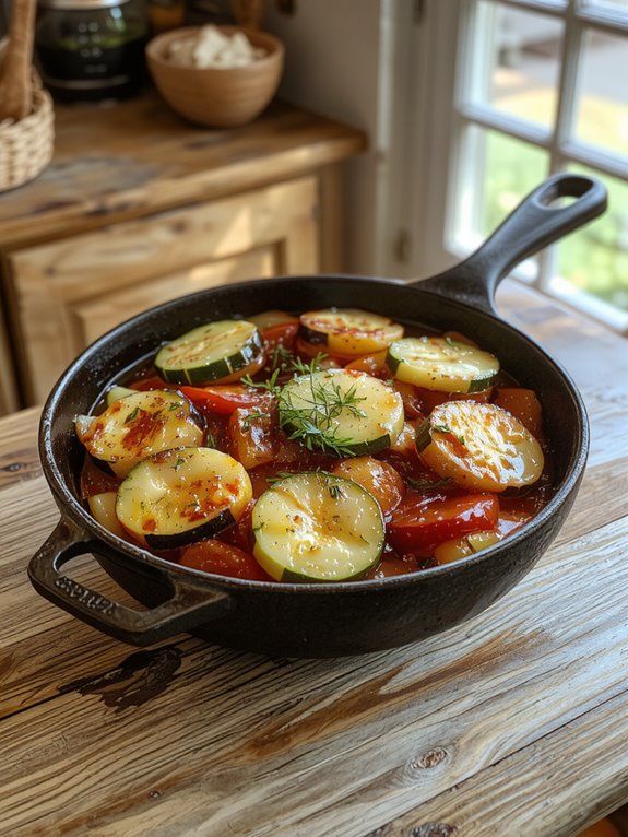 The Best Homemade Ratatouille Recipe 3 herbs enhance vegetable flavors