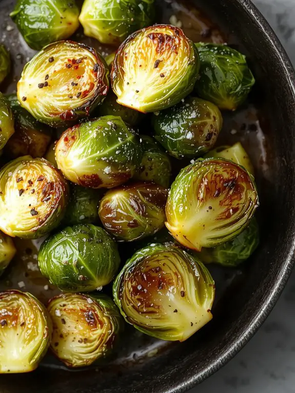 The Best Homemade Brussel Sprouts Recipe 3 high temperature crispy roast