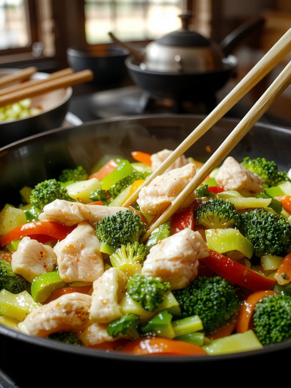 The Best Homemade Stir Fry Recipe 3 prep heat cook combine