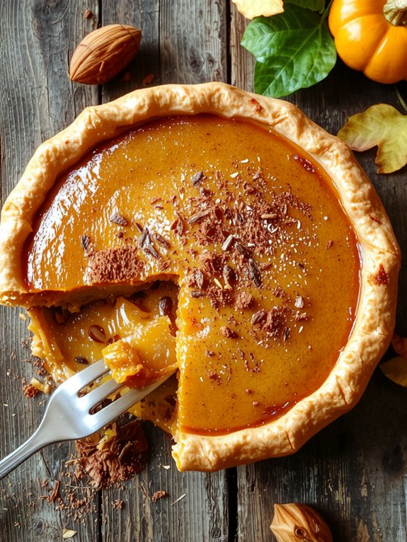The Best Homemade Pumpkin Pie Recipe 3 prevent overbaking avoid cracks