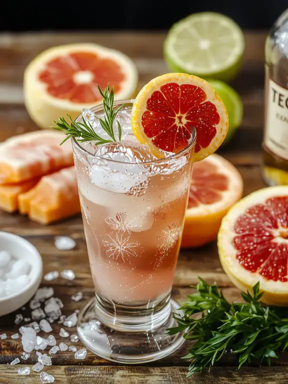 refreshing citrus tequila cocktail