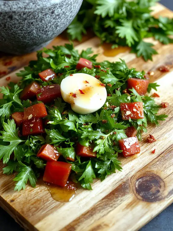 The Best Homemade Chimichurri Recipe 3 rest adjust store serve