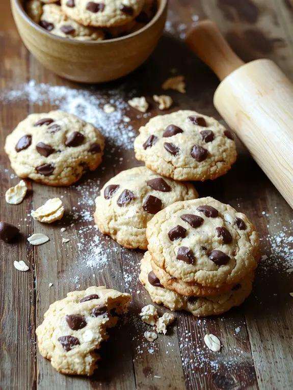 soft chewy oatmeal cookies