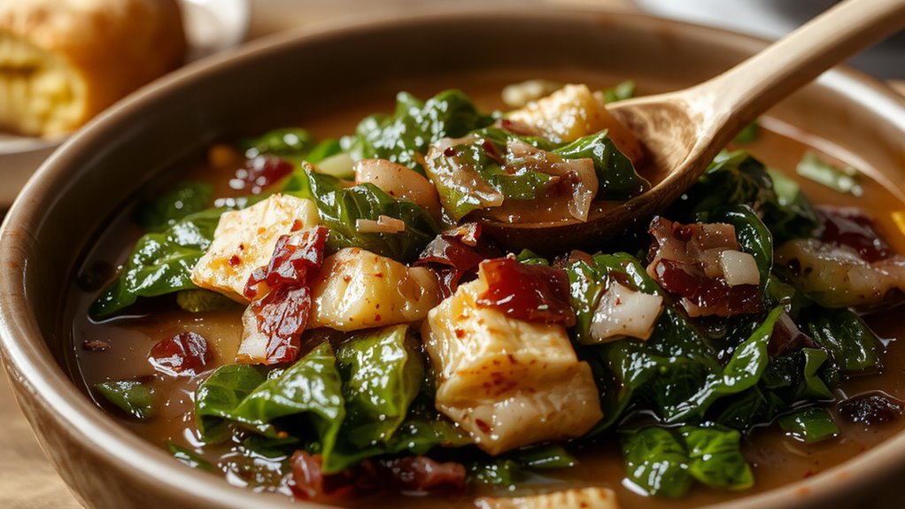 The Best Homemade Collard Greens Recipe 2 southern style collard greens recipe vdmkn