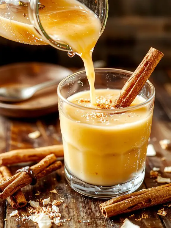 The Best Homemade Coquito Recipe 3 blend chill serve adjust