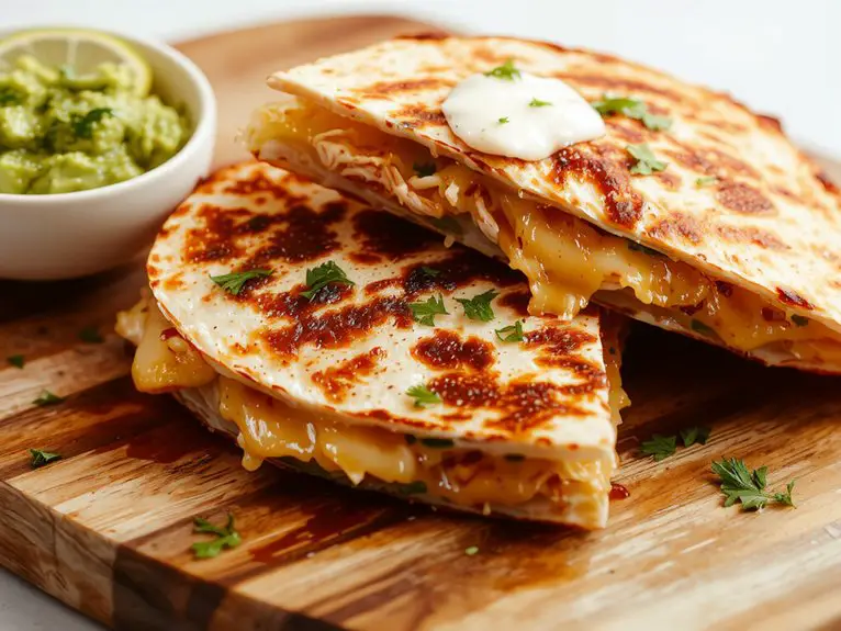 The Best Homemade Chicken Quesadilla Recipe 2 cheesy chicken tortilla dish dh2oh