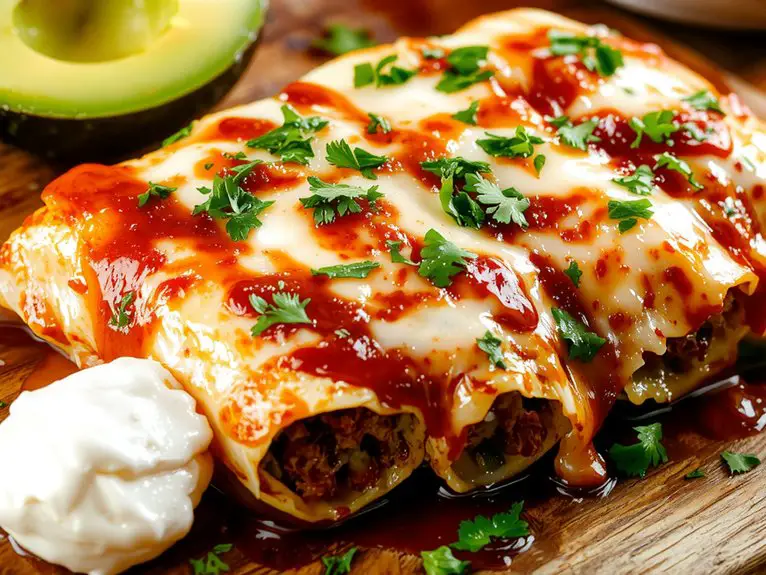 The Best Homemade Beef Enchilada Recipe 2 cheesy spicy beef tortillas i5ga5