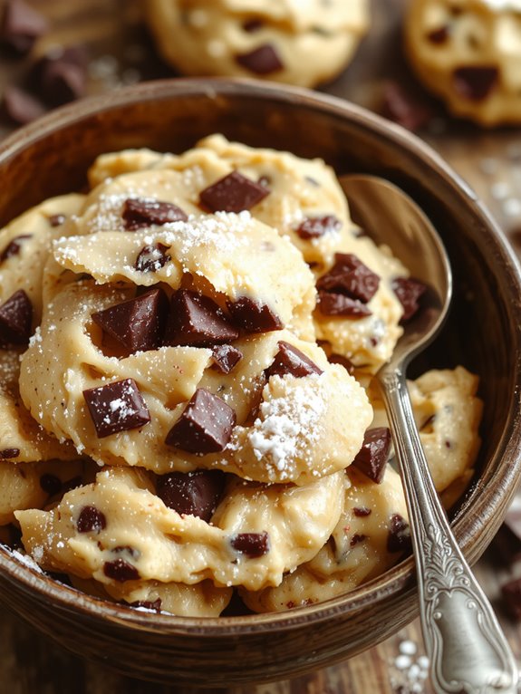 The Best Homemade Edible Cookie Dough Recipe 3 chill serve store enjoy