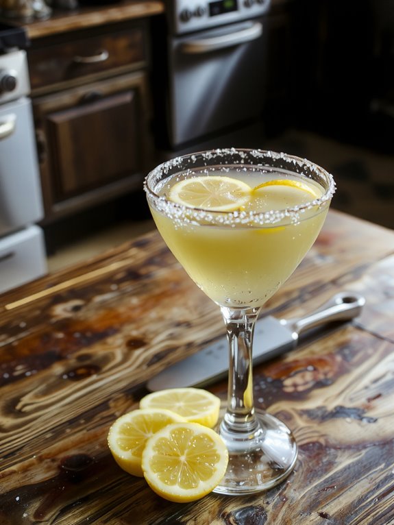 The Best Homemade Lemon Drop Recipe 3 chill sugar shake strain