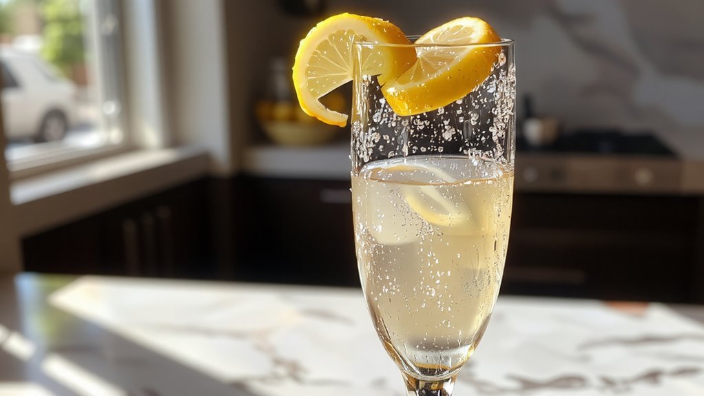 The Best Homemade French 75 Recipe 2 citrus gin champagne cocktail ria31