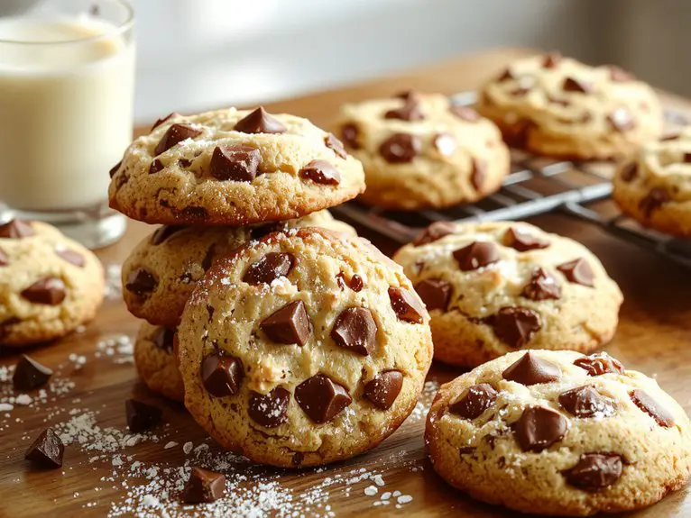 Mini Quiches 1 classic chocolate chip cookies