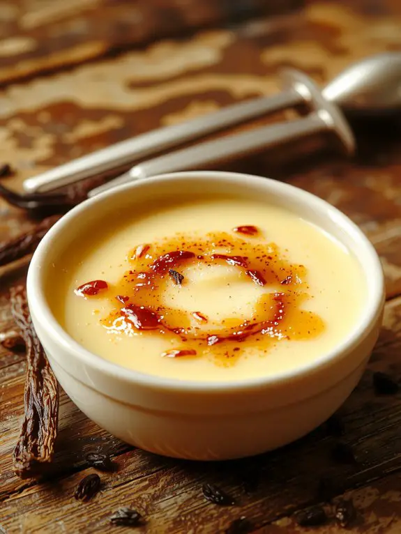 creamy caramelized custard dessert