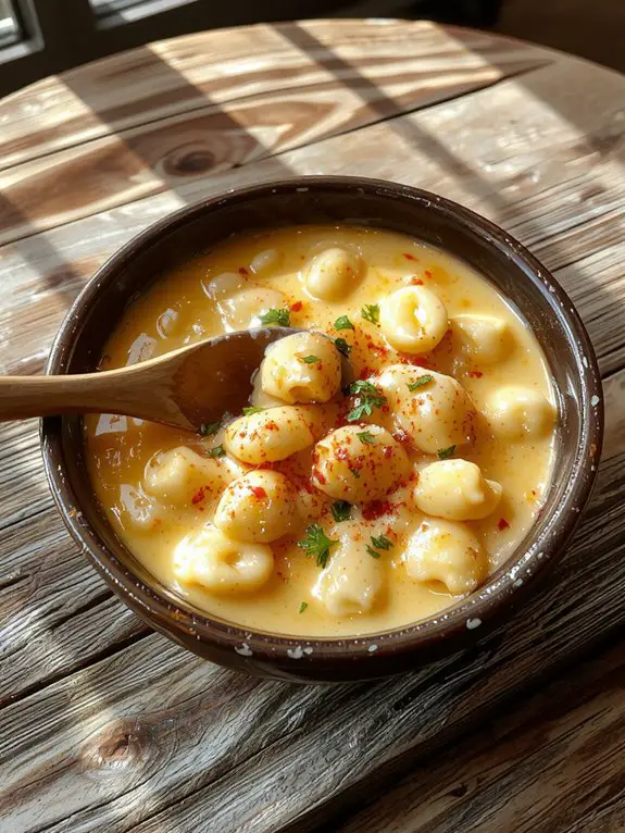 creamy cheesy pasta perfection