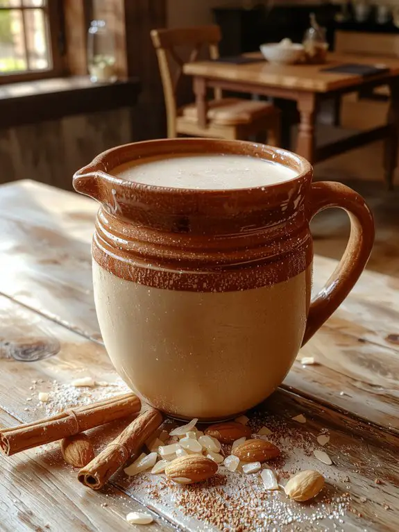 creamy cinnamon rice drink