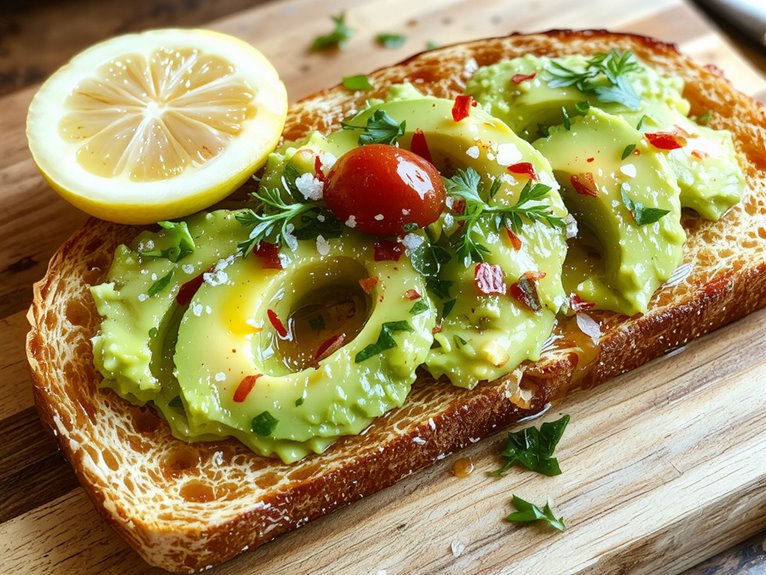 The Best Homemade Avocado Toast Recipe 2 creamy ripe avocado spread fb68z
