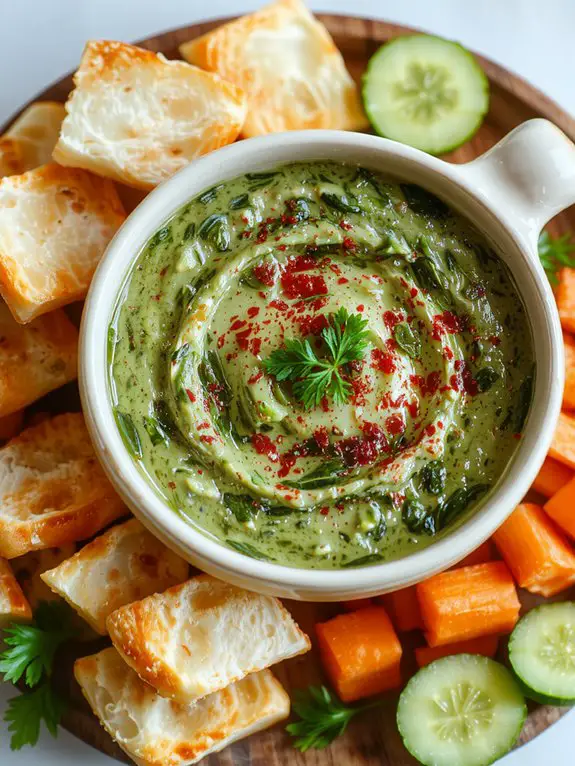 creamy spinach dip recipe