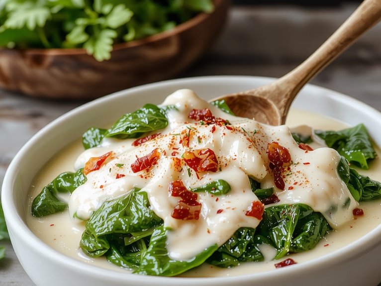 The Best Homemade Creamed Spinach Recipe 2 creamy spinach homemade recipe zcogi