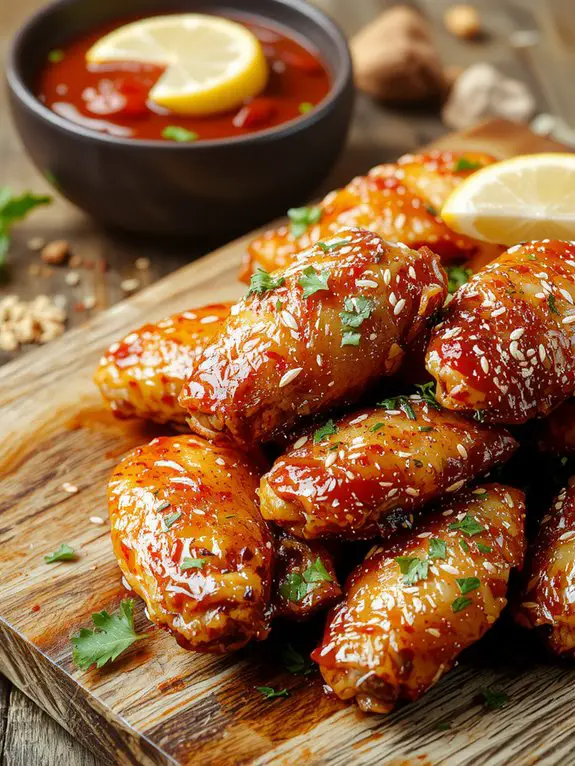 crispy juicy flavorful delicious