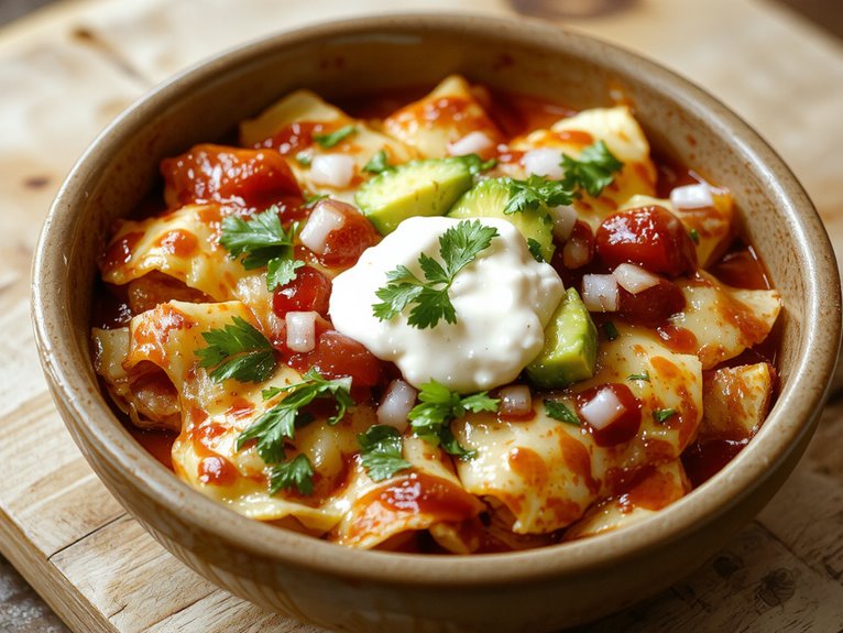 The Best Homemade Chilaquiles Recipe 2 crispy tortilla chips simmered e8nqf
